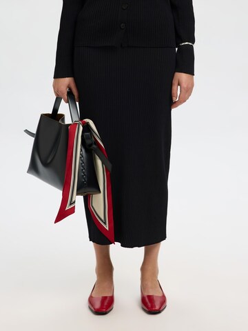 SELECTED Skirt 'SLFCarly' in Black: front