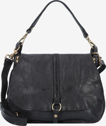 Campomaggi Shoulder Bag in Black: front