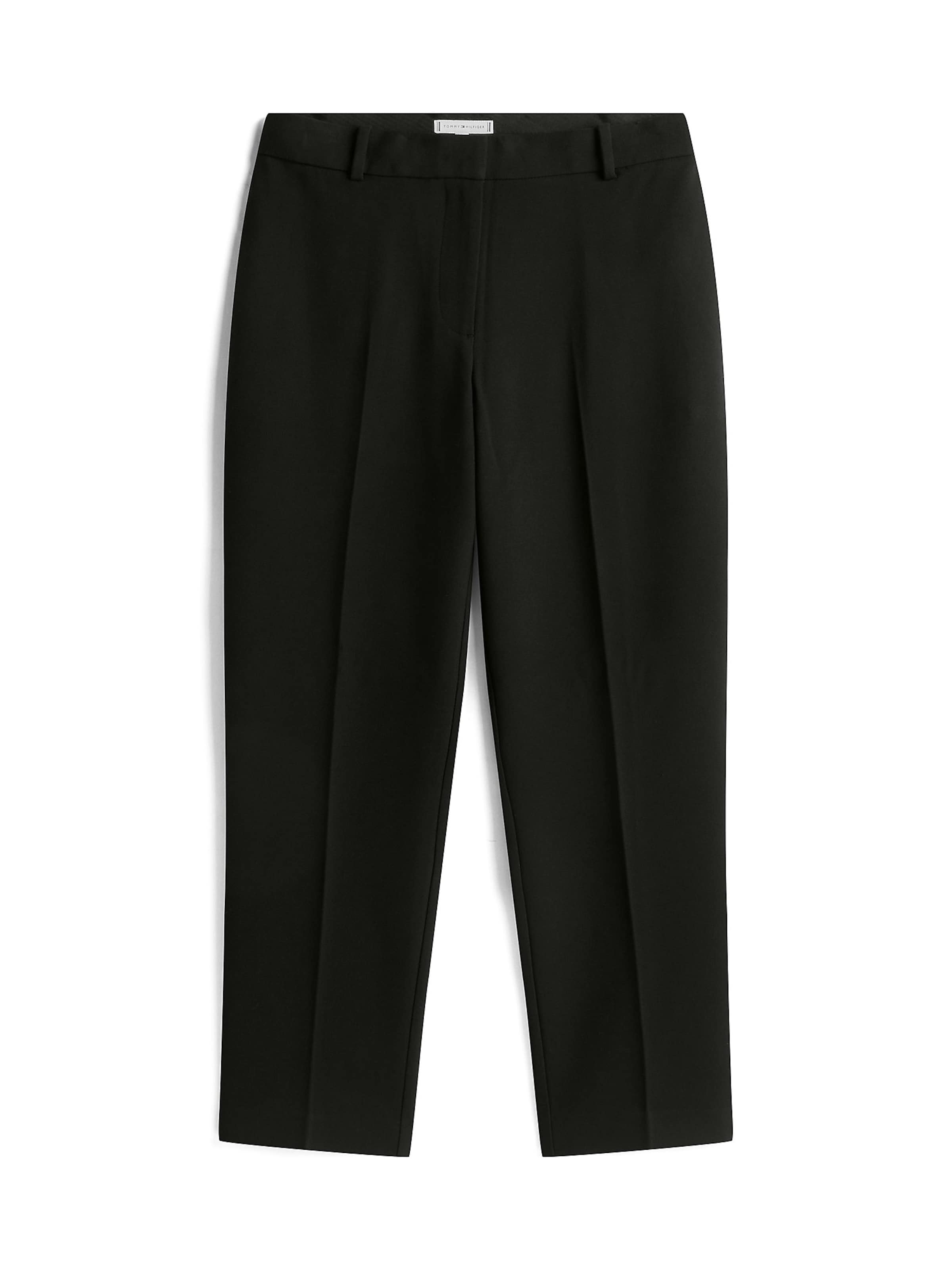 TOMMY HILFIGER Regular Pantalon in Zwart: voorkant