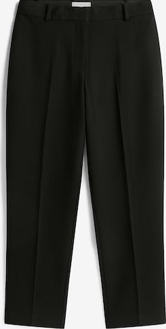 TOMMY HILFIGER Regular Trousers with creases in Black: front