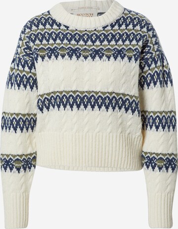 SCOTCH & SODA Sweater in White: front