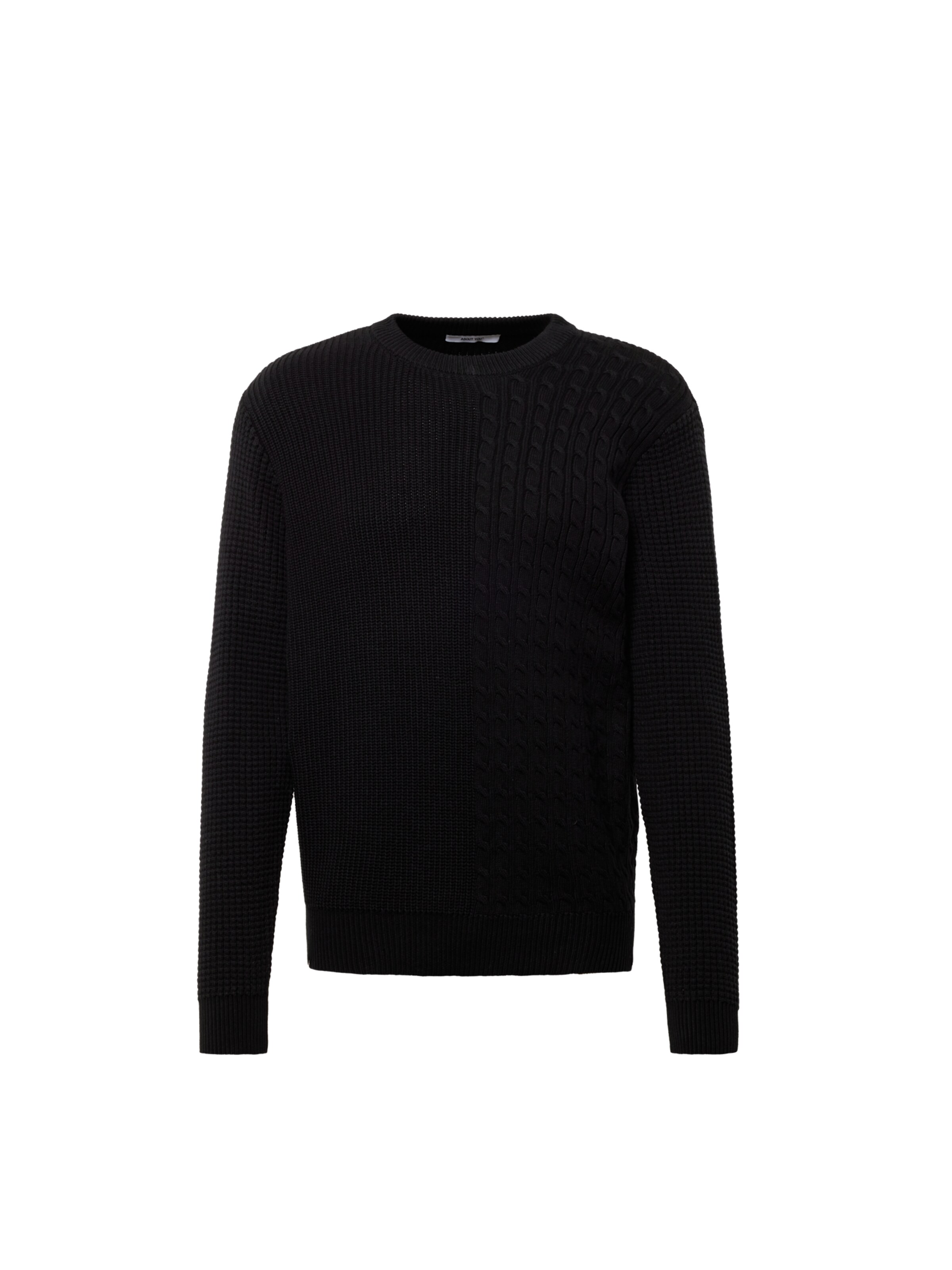 ABOUT YOU Sweater 'Willi' in Black: front