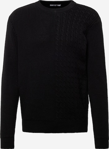 ABOUT YOU Sweater 'Willi' in Black: front