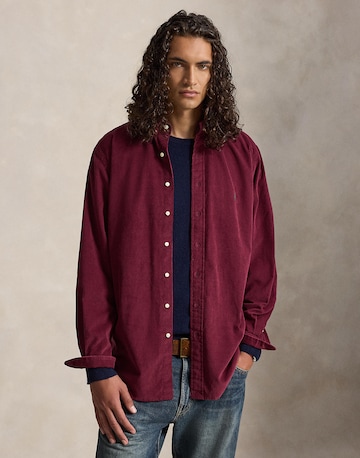 Polo Ralph Lauren Big & Tall Regular fit Overhemd in Rood: voorkant