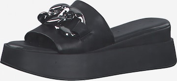 TAMARIS Mules in Black: front