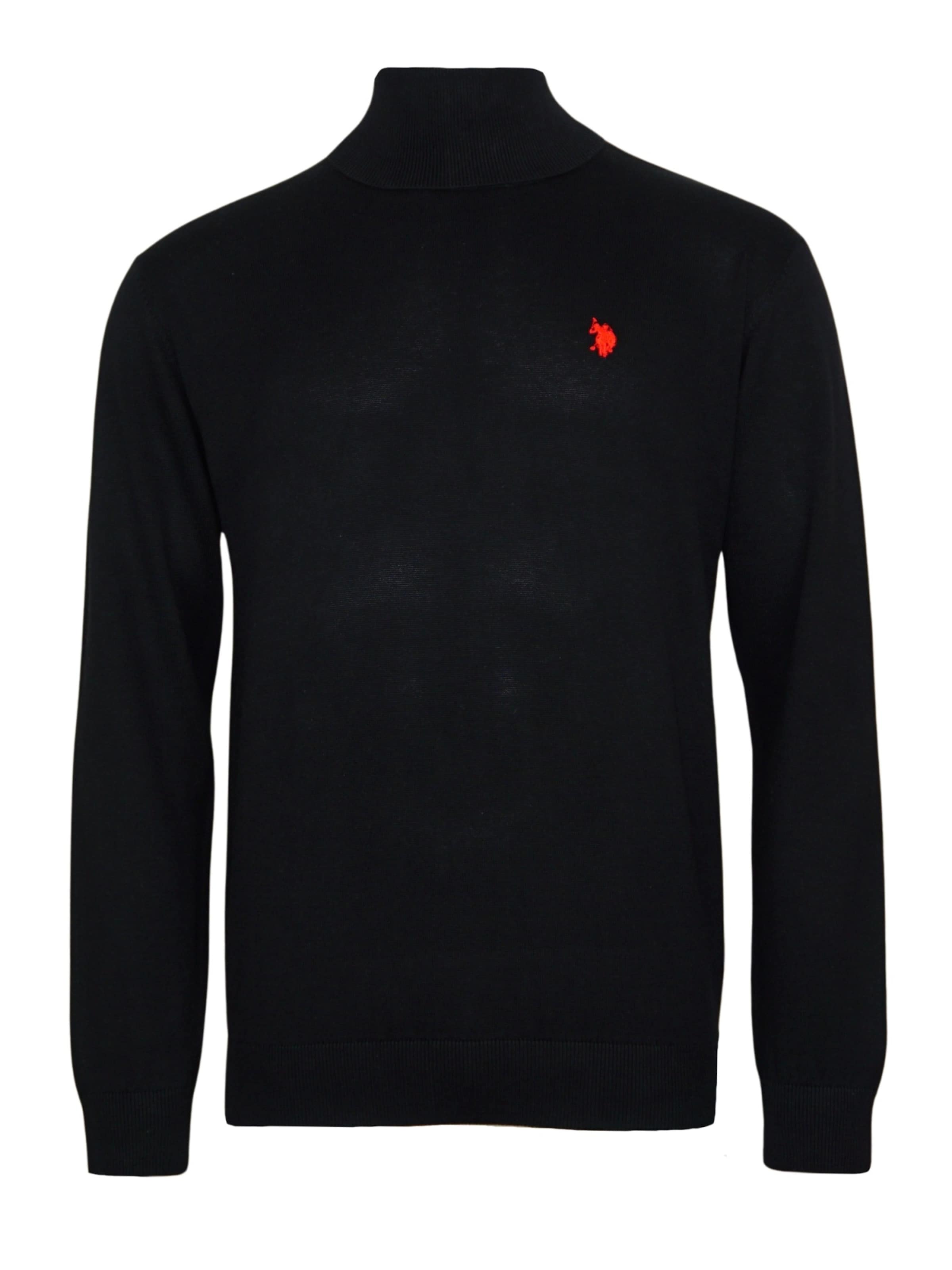 Pull-over U.S. POLO ASSN. en noir : devant
