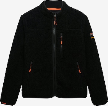 Giacca di pile di Superdry & Co in nero: frontale