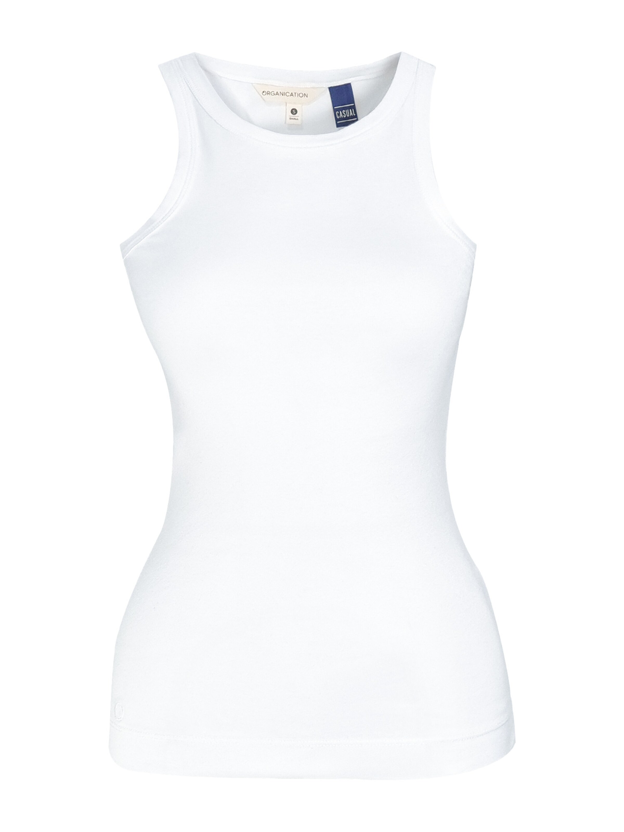 Organication Top in Weiß: Vorderseite