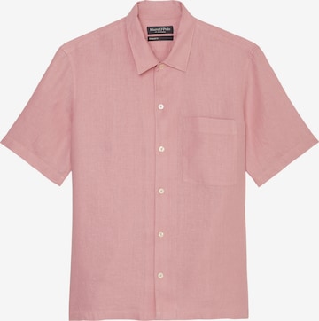 Coupe regular Chemise Marc O'Polo en rose : devant