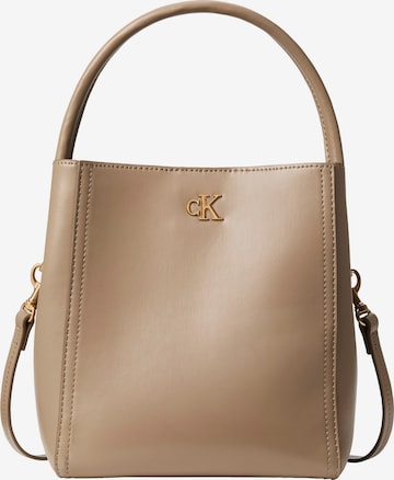 Calvin Klein Kabelka na rameno - Hnedá: predná strana