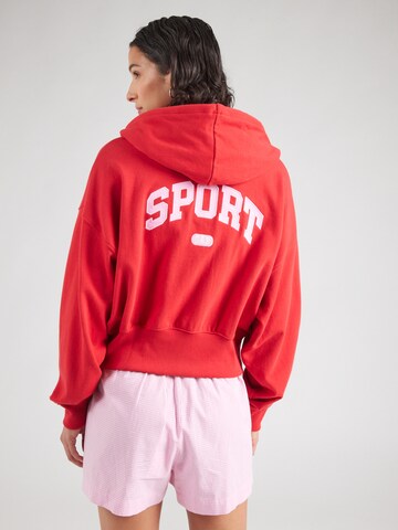 GAP Sweatvest in Rood: voorkant