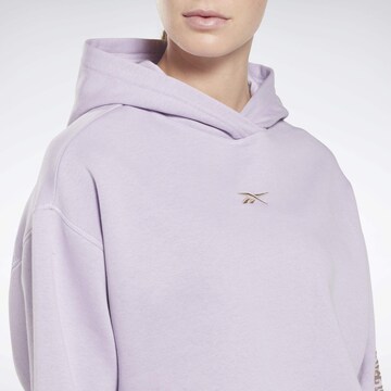 Reebok Athletic Sweatshirt in Purple