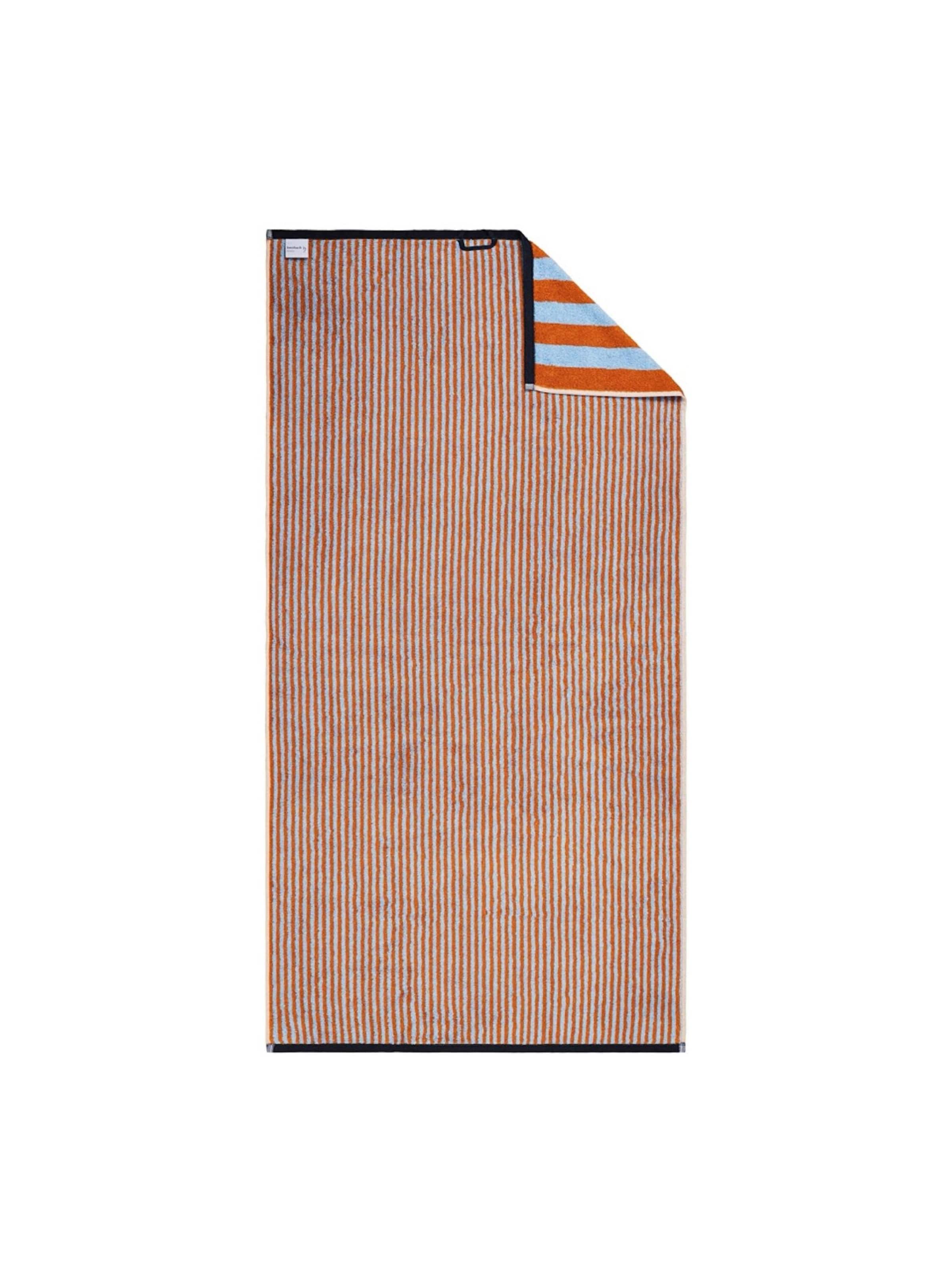 Herzbach home Towel 'Good Vibes' in Brown
