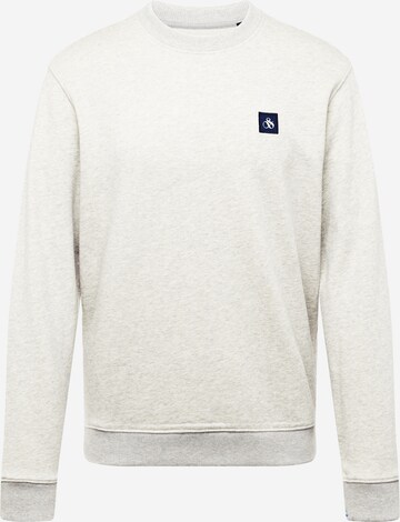 SCOTCH & SODA Sweatshirt in Grijs: voorkant