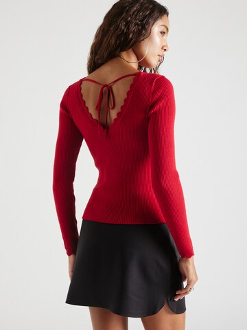 ABOUT YOU Sweater 'Elsa' in Red