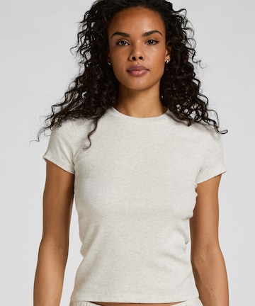 Hunkemöller Slaapshirt in Grijs: voorkant