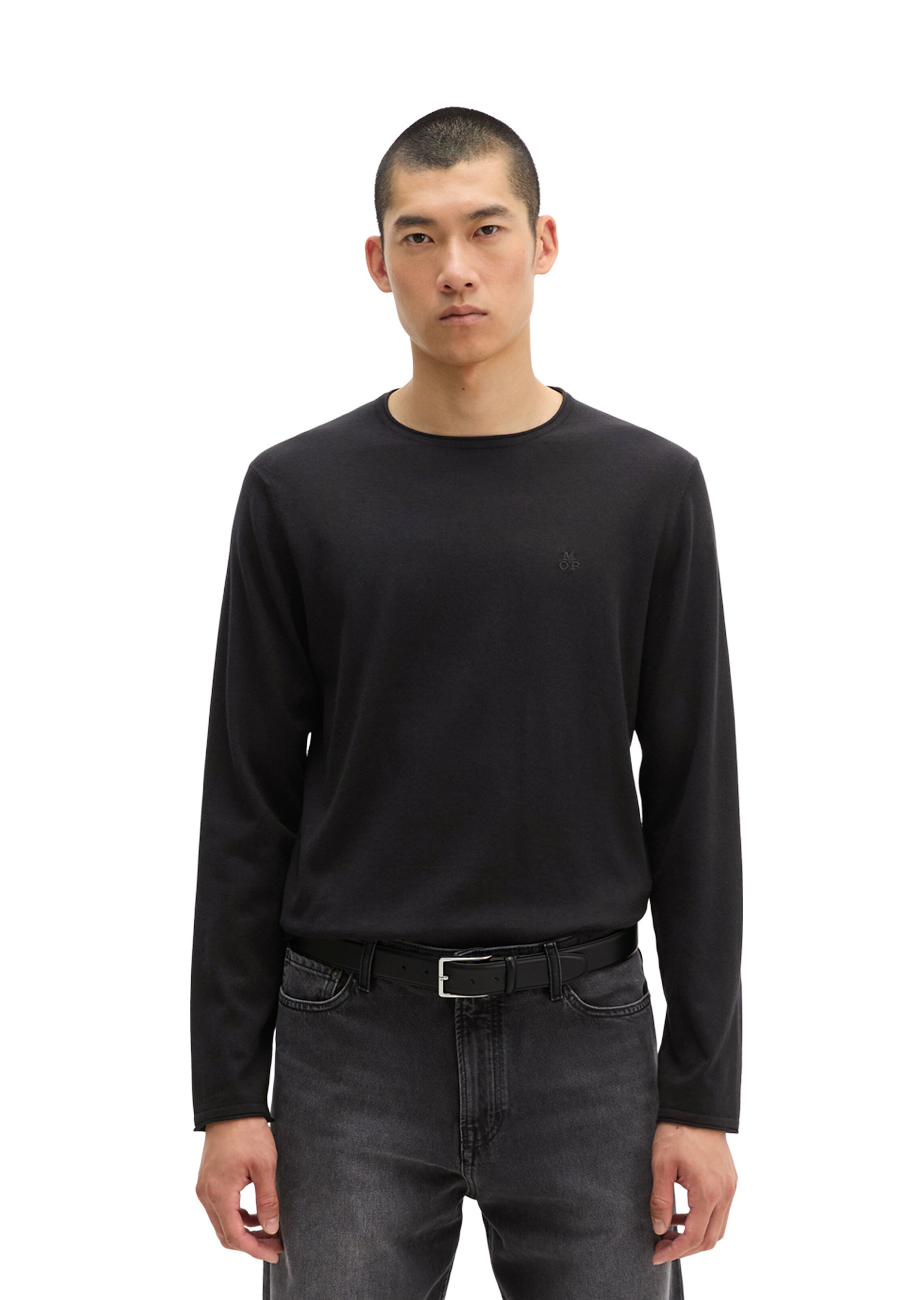 Marc O'Polo Pullover in Schwarz: Vorderseite
