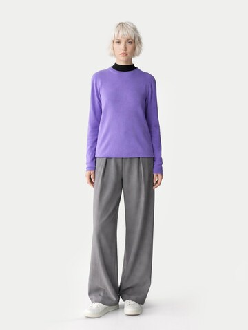 GOBI Cashmere Trui 'Women's Essential Cashmere Crewneck Sweater' in Lila