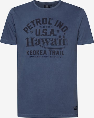 Petrol Industries T-shirt 'Soothe' i blå: framsida