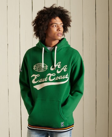 Superdry Sweatshirt 'Collegiate' in Grün: predná strana