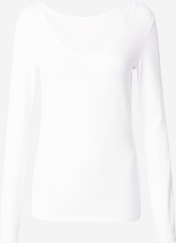 T-shirt 'CORA' SELECTED FEMME en blanc : devant