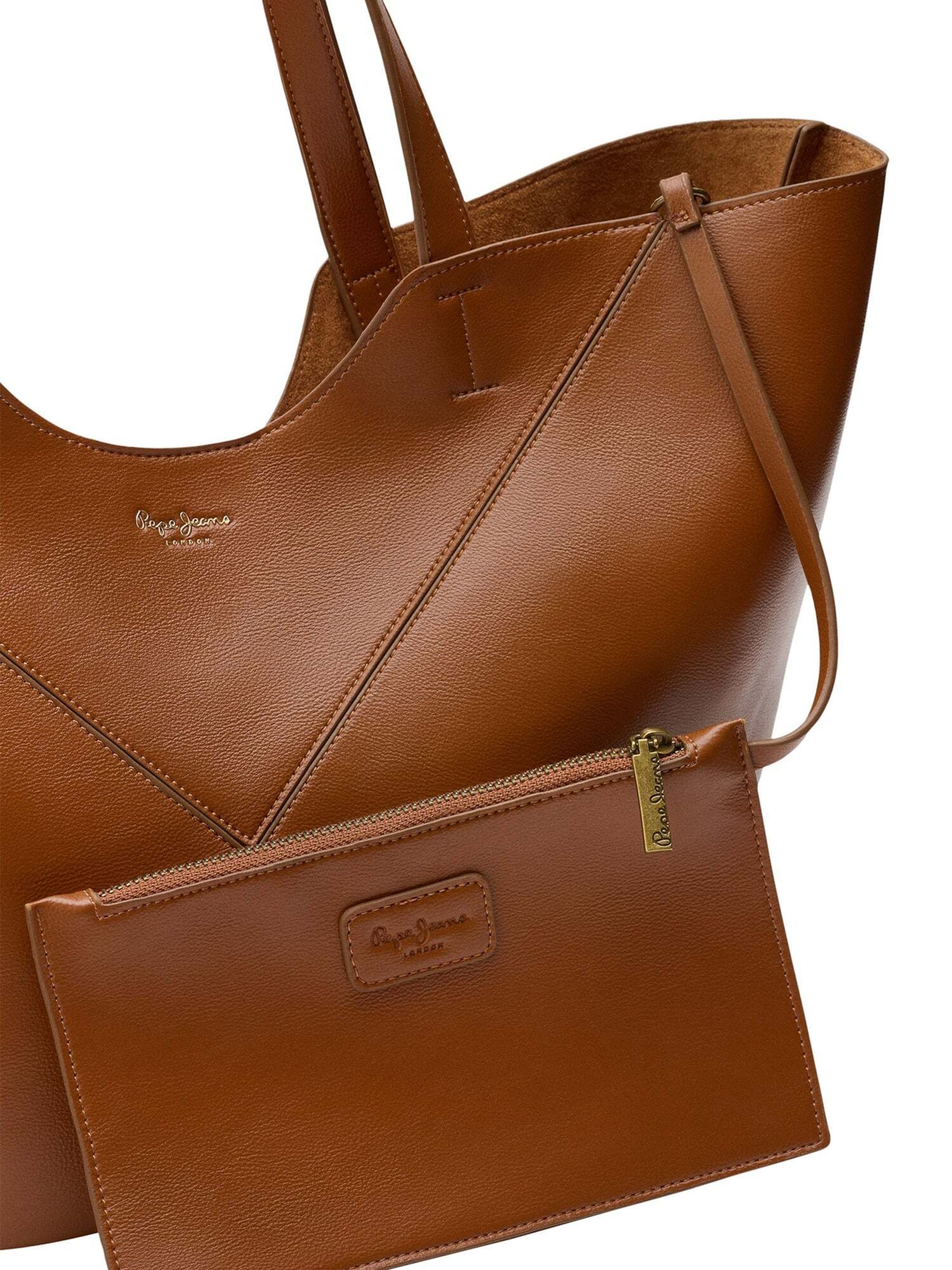Cabas ' CELESTIA HEXIA ' Pepe Jeans en marron