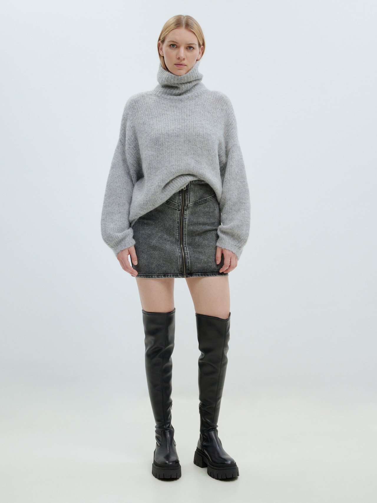 EDITED Rok 'Sadie' Black denim