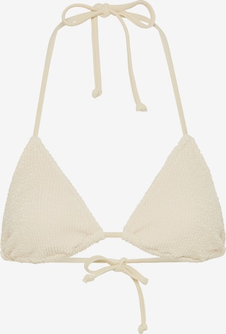 LSCN by LASCANA Trójkąt Góra bikini w kolorze beżowy: przód