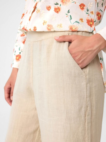 DIMI Wide leg Pants 'Weite Damen Leinenhose' in Beige
