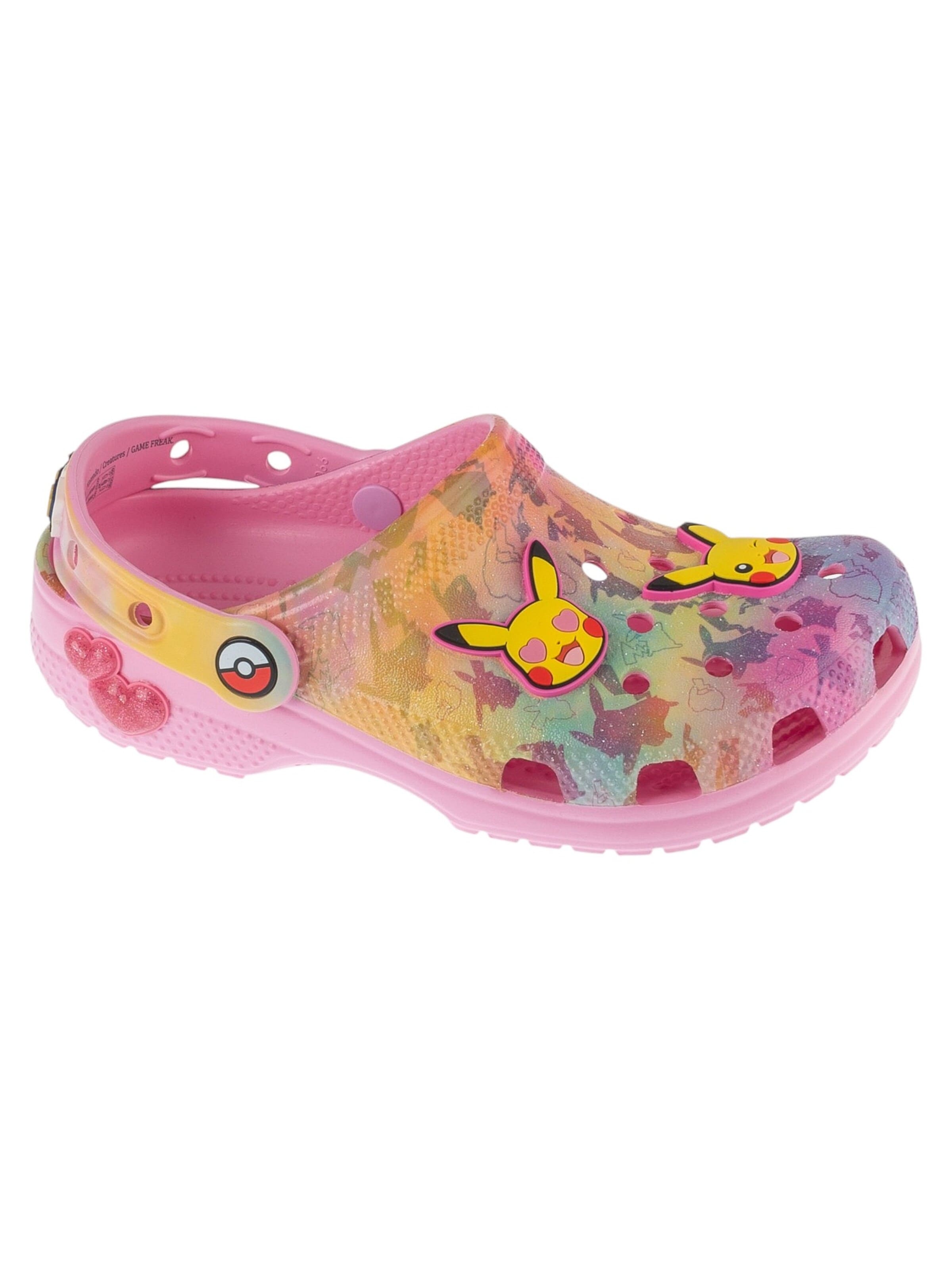 Crocs Sandal 'Crocs Classic Pikachu Pink Clog K' in Pink