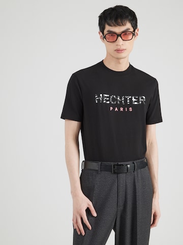 T-Shirt HECHTER PARIS en noir : devant