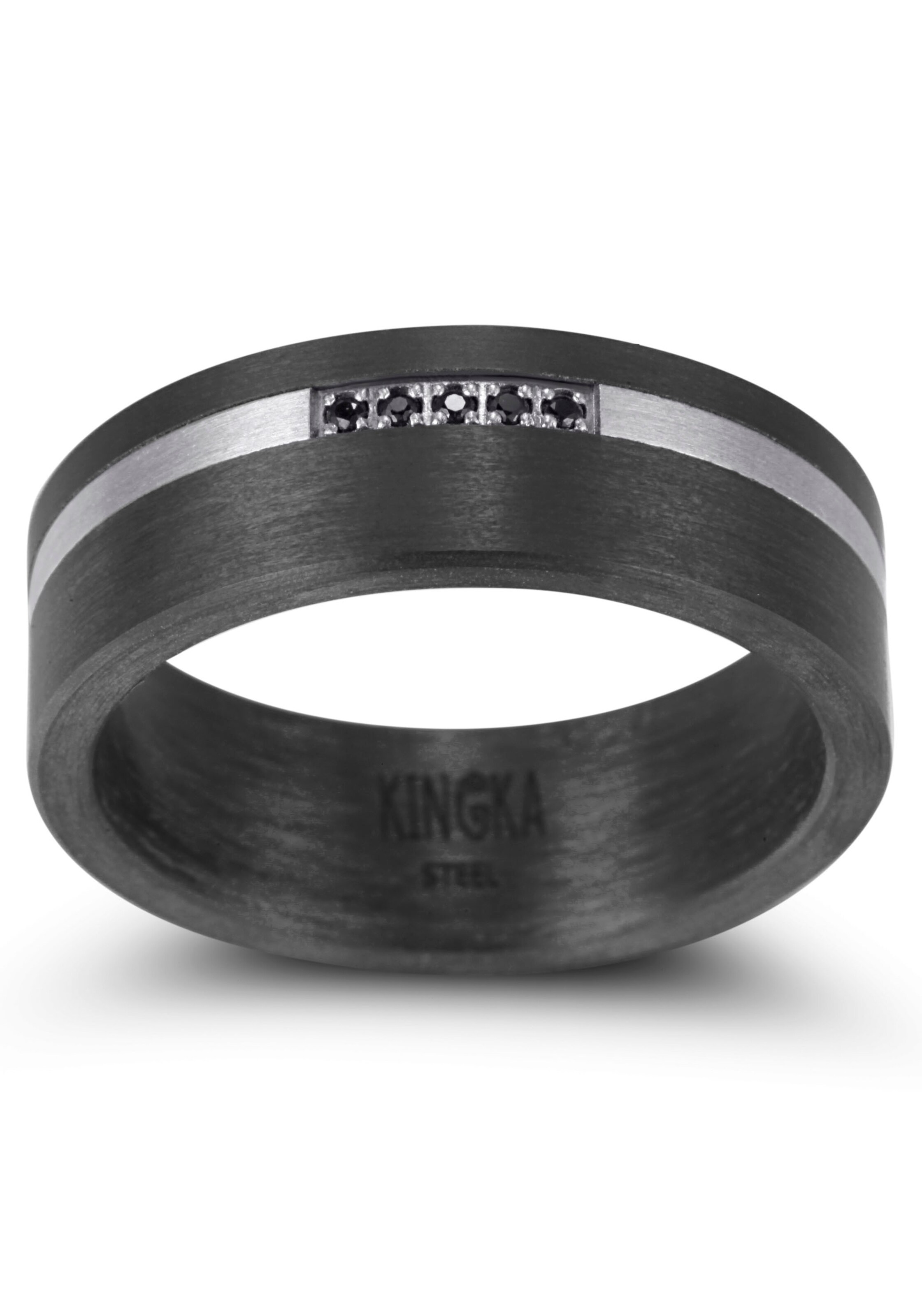 Kingka Ring in Black: front