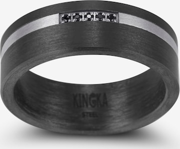 Kingka Ring in Schwarz: predná strana