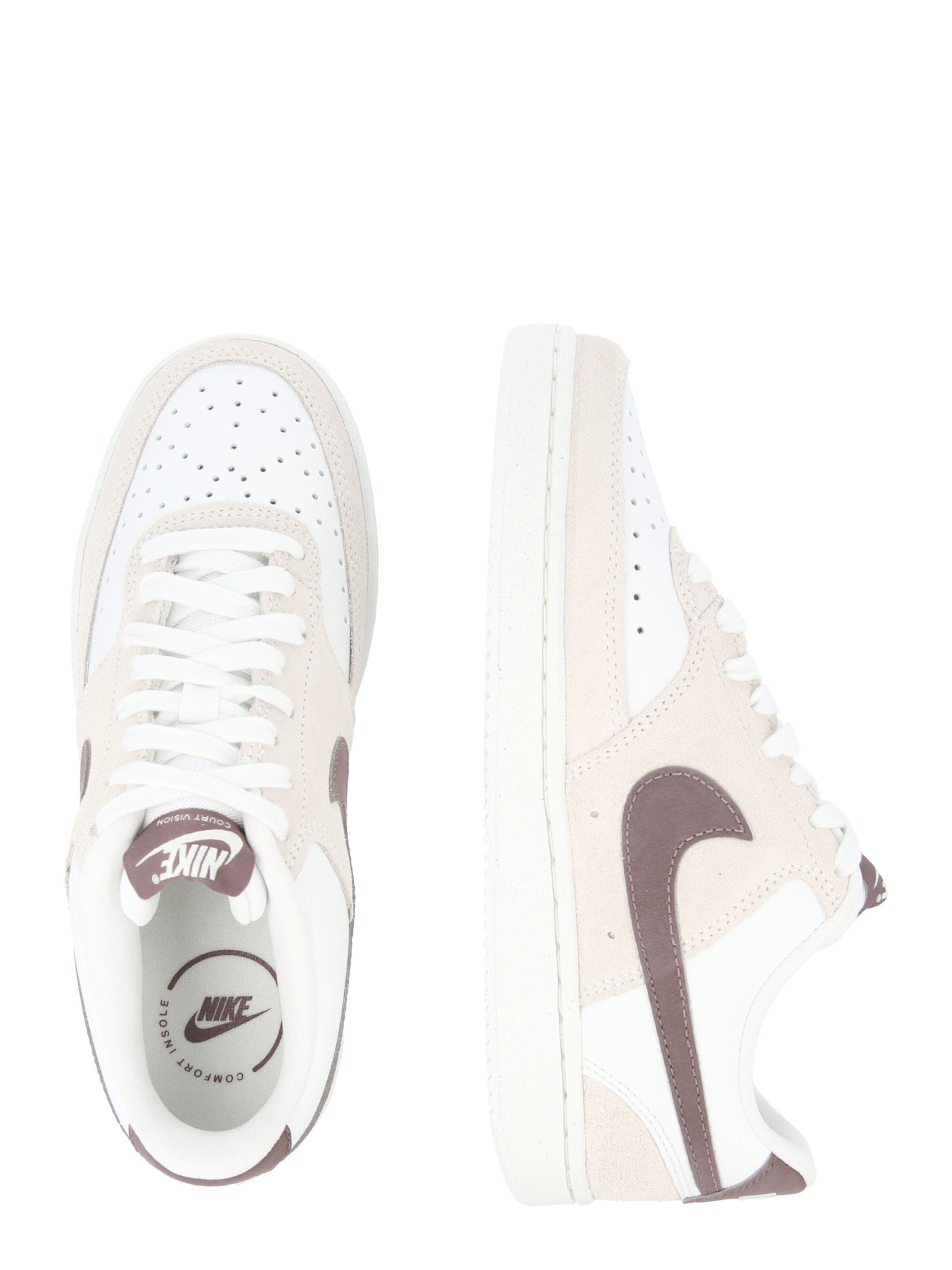 Nike Sportswear Nízke tenisky 'Court Vision' - Biela