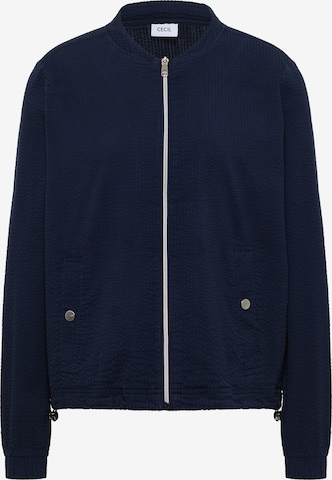 CECIL Between-Season Jacket in Blue: front