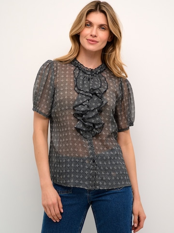 Camicia da donna 'Kinia' di Cream in nero: frontale