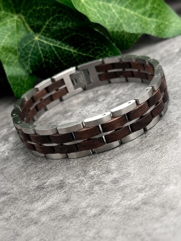 Holzwerk Bracelet 'ORTHSEE' in Silver