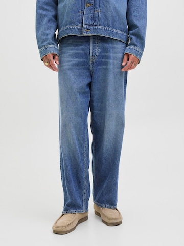 JACK & JONES Baggy Jeans 'JJIRon JJOriginal' in Blauw: voorkant