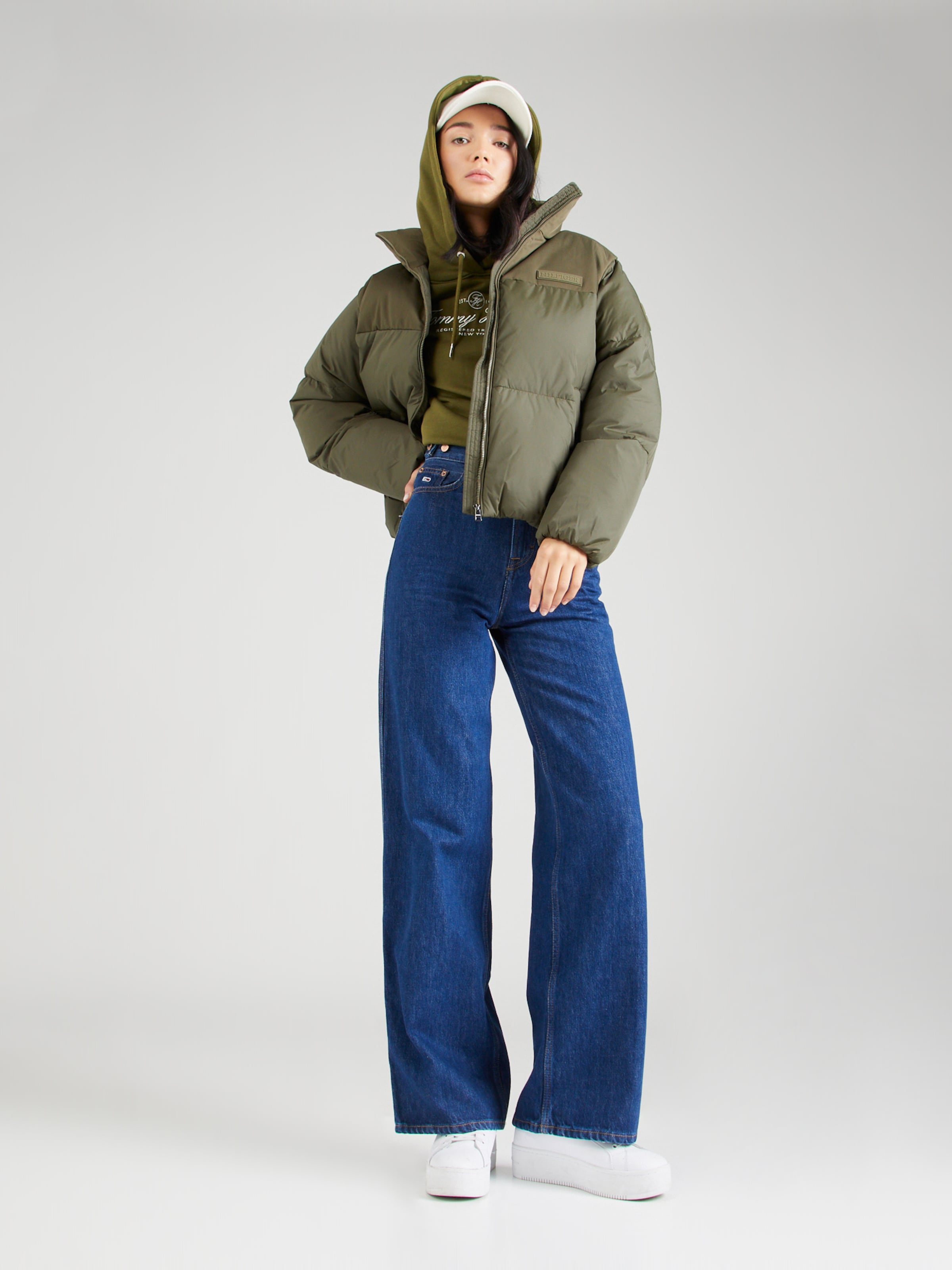 Tommy hilfiger khaki jacket women's 2025