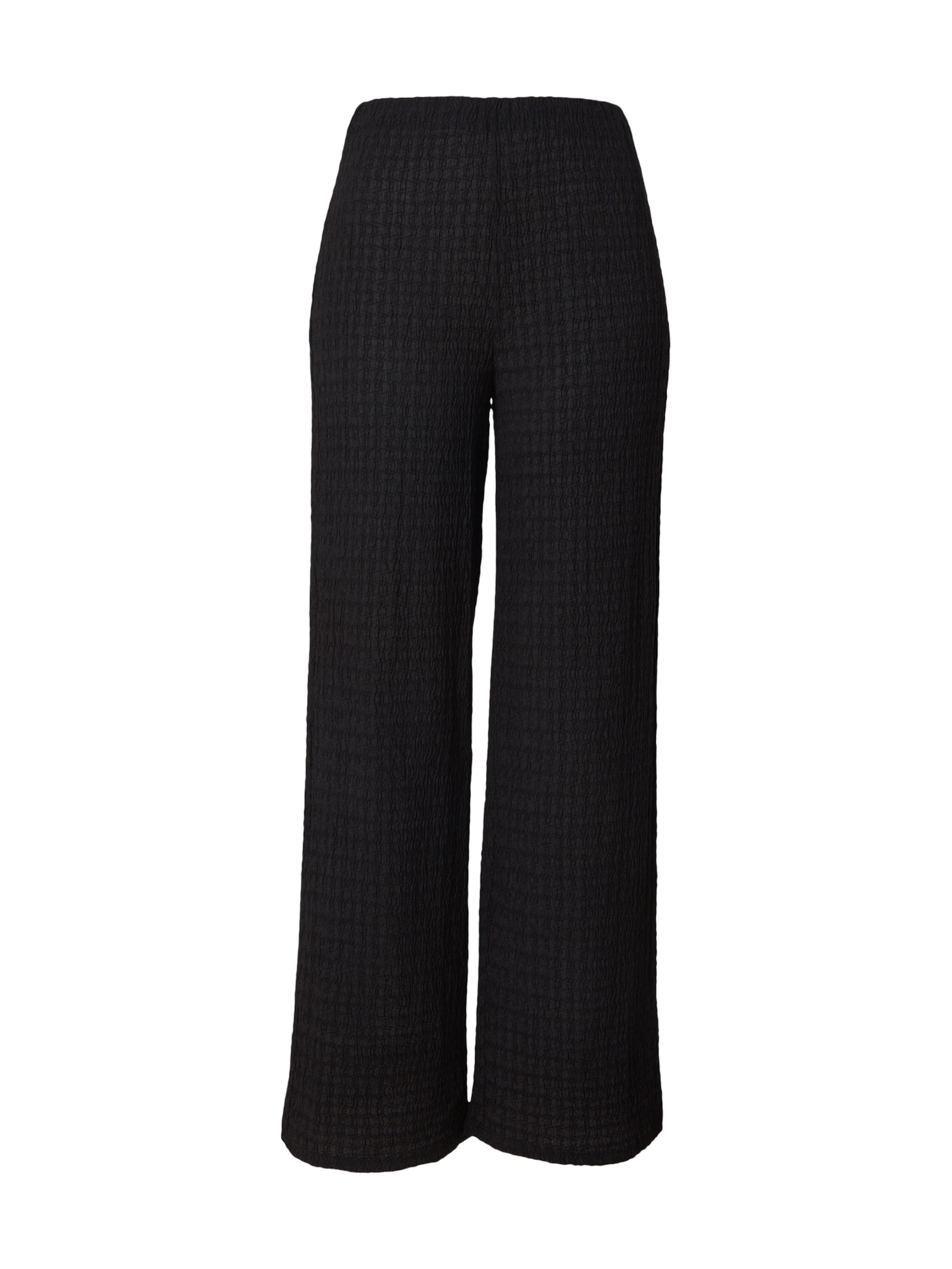 ONLY Loose fit Trousers 'ONLILSE' in Black: front