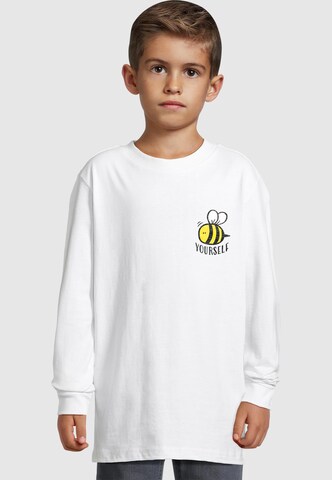 T-Shirt 'Bee Yourself' Merchcode en blanc : devant