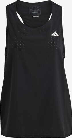 ADIDAS PERFORMANCE Sports top 'Adizero ' in Black: front