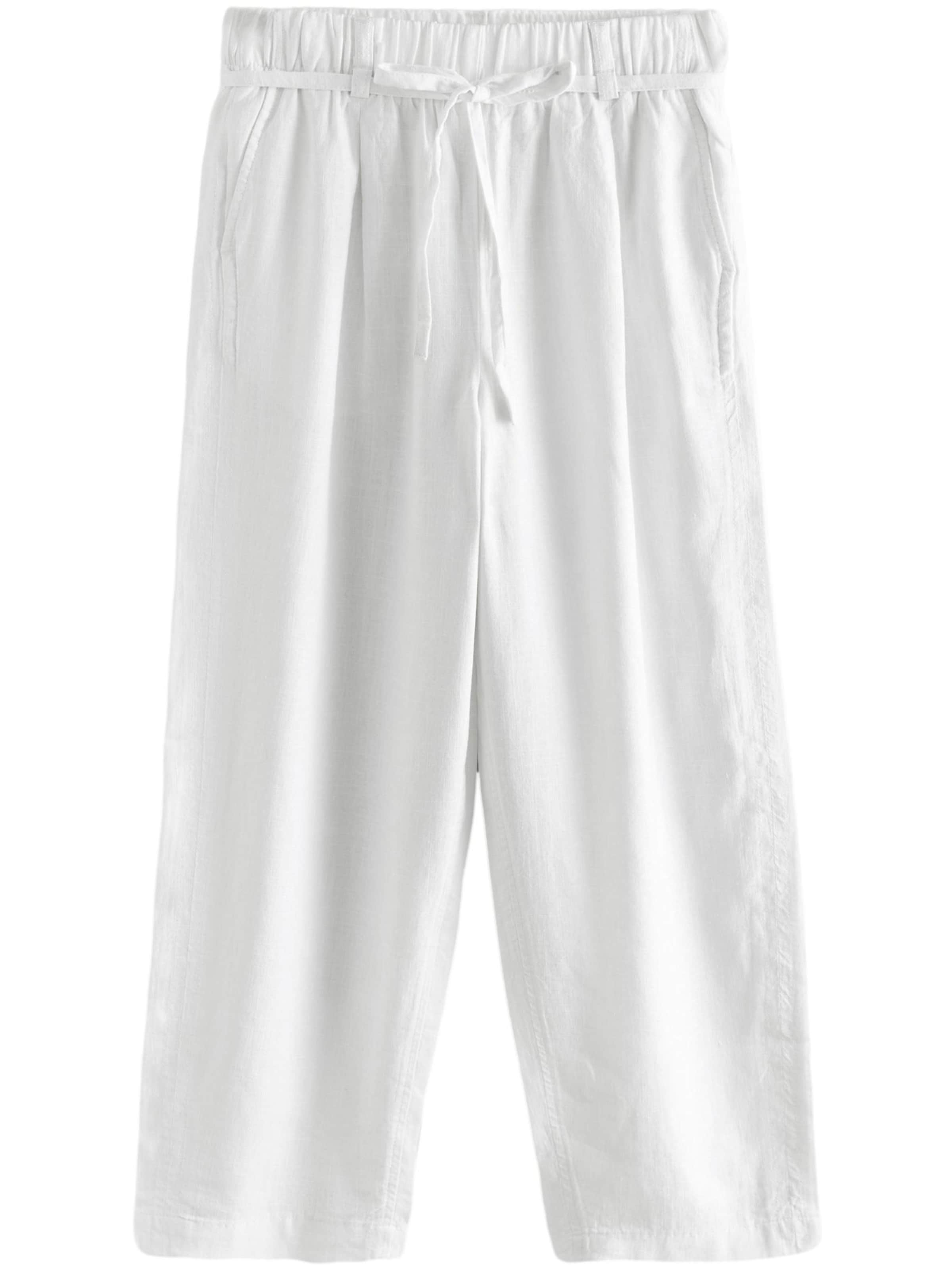 Next Laiad sääred Püksid, värv valge: eest vaates