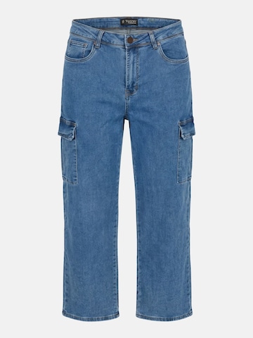 regular Jeans cargo 'A112' di Tazzio in blu: frontale