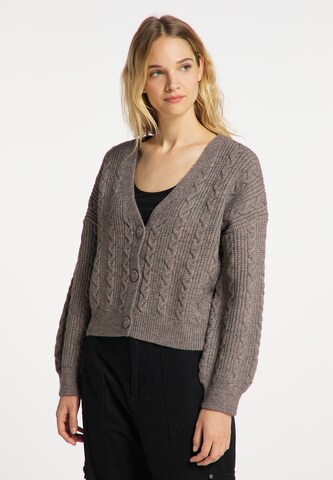 Cardigan DreiMaster Vintage en beige : devant