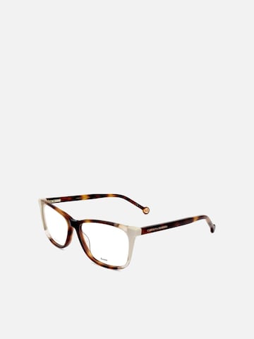 Carolina Herrera - Gafas de sol 'Carolina Herrera CH 0066 Teal brown 55/14/145 WOMAN Eyewear Frame' en marrón: frente