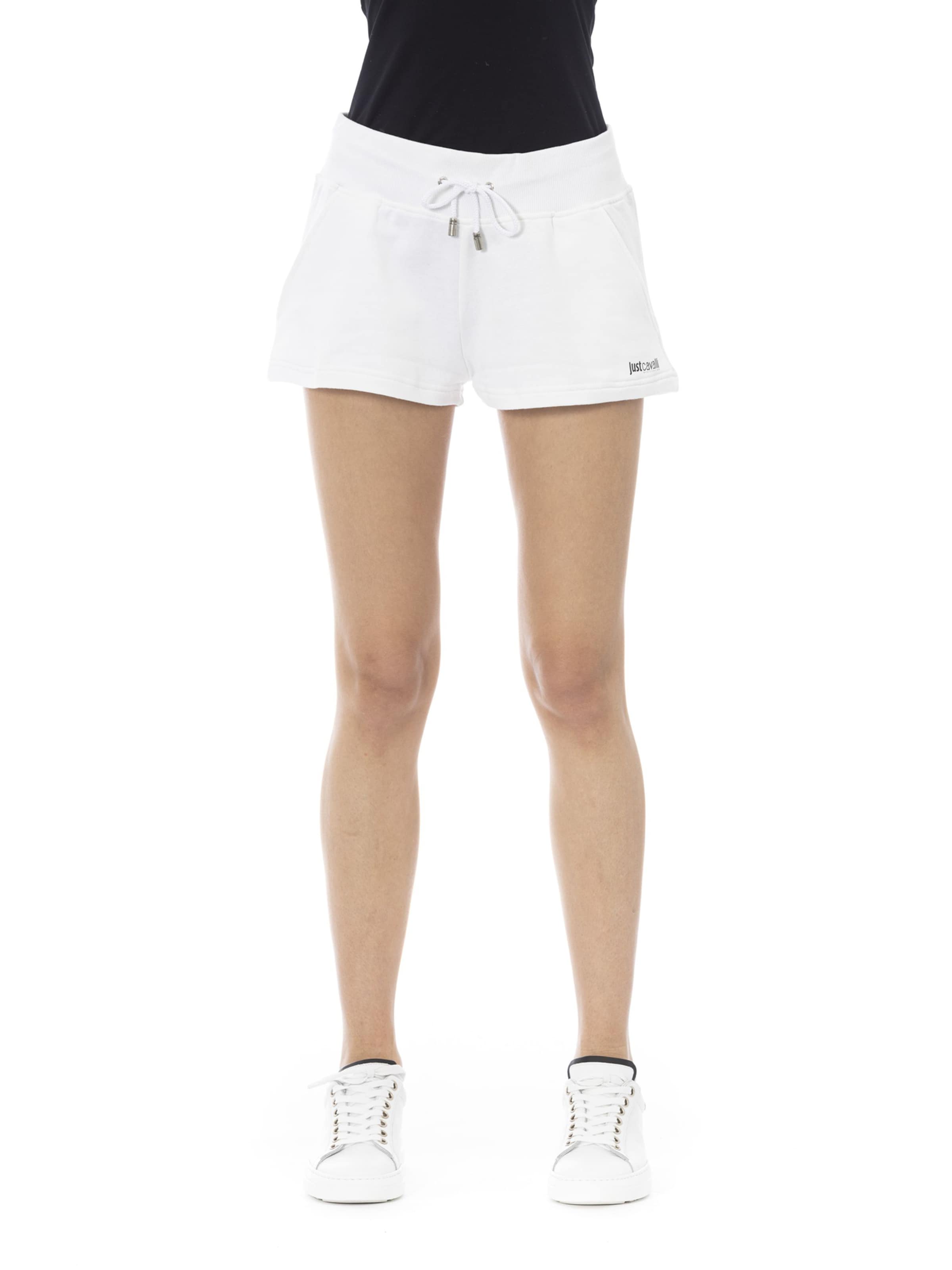 Pantaloncini da bagno 'Pantaloncino donna Just Cavalli 100% cotone con elastico' di Just Cavalli in bianco: frontale