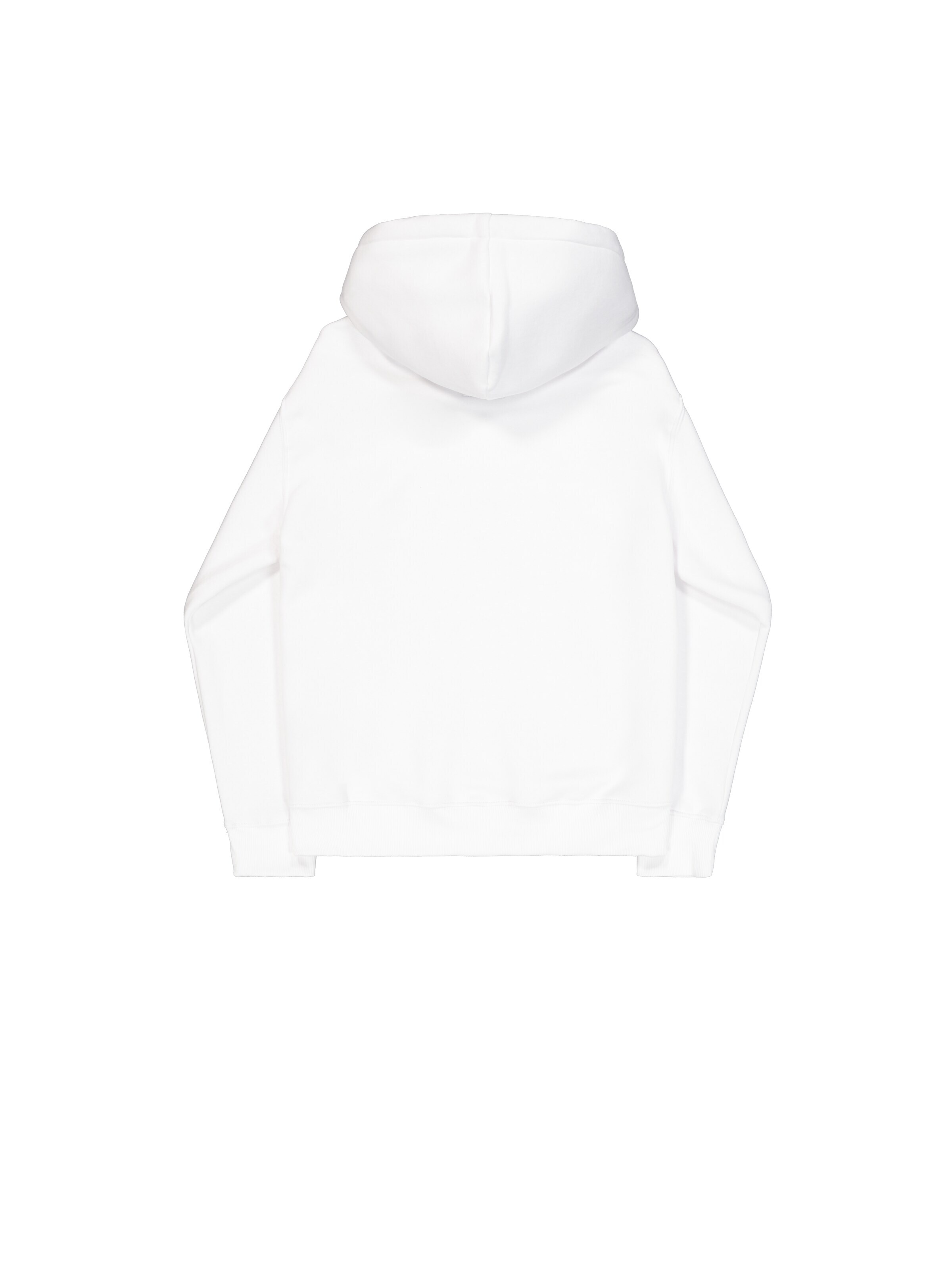 ALPHA INDUSTRIES Zip-Up Hoodie 'Basic Zip SL' in White