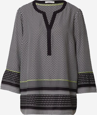 CECIL Blouse in de kleur Geel / Zwart / Wit, Productweergave