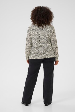 KAFFE CURVE Blus 'KCDiana' i svart